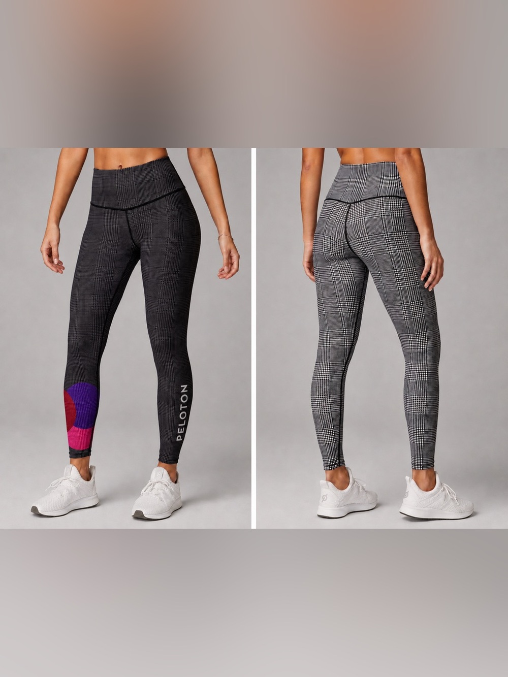 Peloton x WITH Topsy Turvy High Waist Reversible Leggings EUC